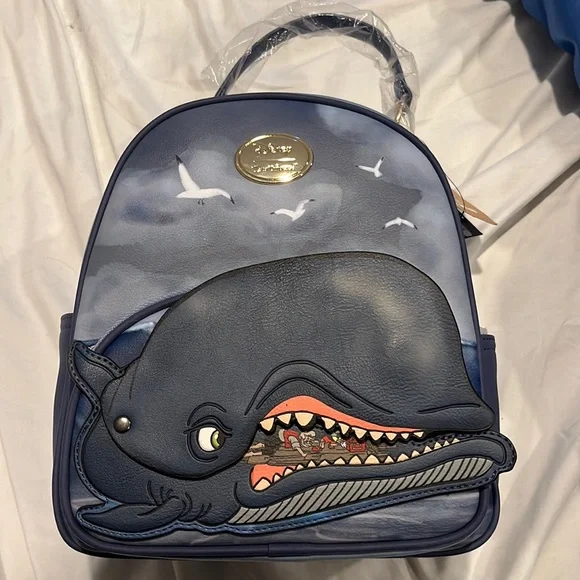Our Universe Disney Pinocchio Monstro Mini Backpack Bag Exclusive Whale NEW New Our Universe Disney Pinocchio Monstro Mini Backpack  main image 2